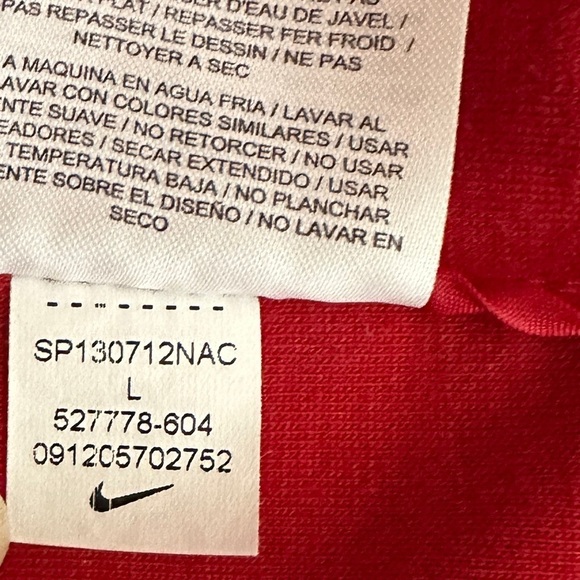 Nike Jacket Mens‎ Large Red Team USA Soccer Sideline Authentic Athletic Sport - Picture 7 of 12